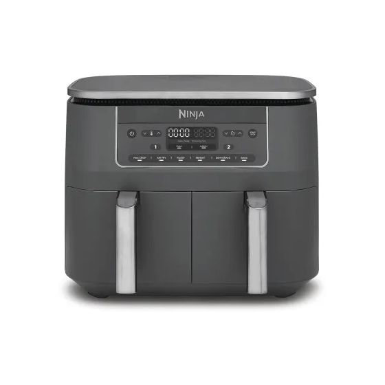 Ninja DZ300EU Doppel Heißluftfritteuse 7,6 l 2470 W  (Grau) f&uuml;r 129,99 Euro