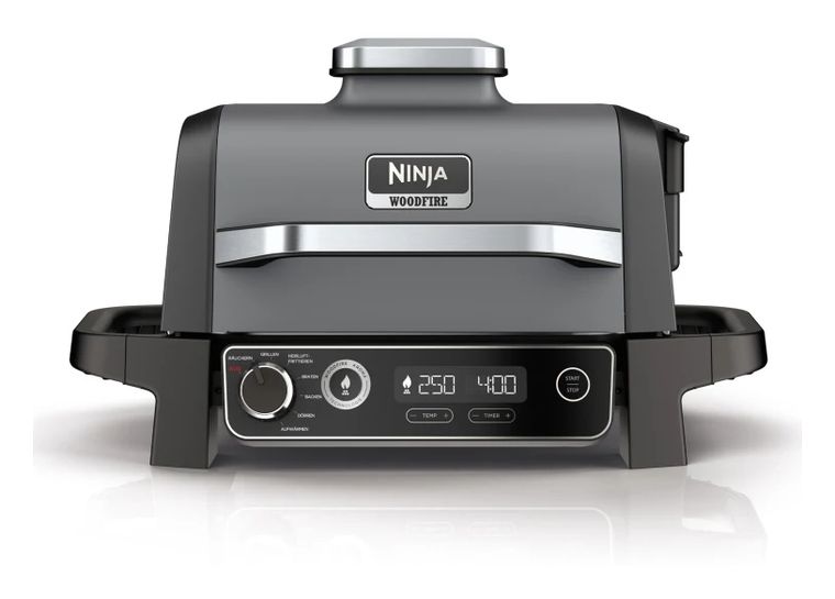 Ninja OG701DE Woodfire Outdoor Elektrogrill inkl. Air Fryer & Smoker Funktionist 1 Zone(n) 2400 W für 259,99 Euro