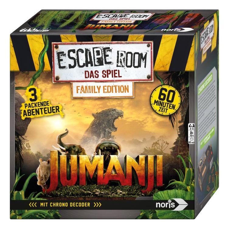 Noris Escape Room Jumanji Brettspiel bis zu 5 Spielern ab 10 Jahr(e) f&uuml;r 51,99 Euro