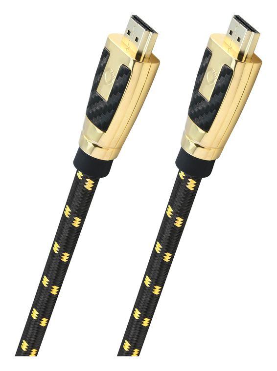 OEHLBACH Carb Connect Ultra 48 Gbit/s Stecker Gerade HDMI auf HDMI Typ A (Standard) 5 m  (Schwarz, Gold) f&uuml;r 414,00 Euro