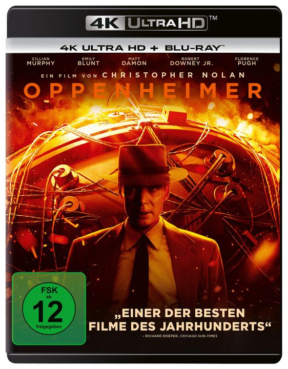 Oppenheimer (4K Ultra HD BLU-RAY + BLU-RAY) für 29,99 Euro