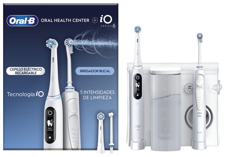 Oral-B Oral Health Center + iO Series 6 Rotierende-vibrierende Zahnbürste für Erwachsene für 409,99 Euro