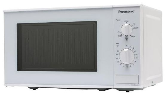 Panasonic NN-K101W Mikrowelle 800/1000W 20l 5 Stufen 25,5 cm für 119,90 Euro