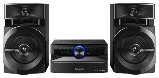 Panasonic SC-UX104EG-K Home-Audio-Minisystem DAB+, FM 300 W Bluetooth für 169,99 Euro