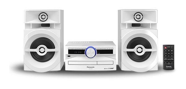 Panasonic SC-UX104EG-W Home-Audio-Minisystem DAB+, FM 300 W Bluetooth für 169,99 Euro