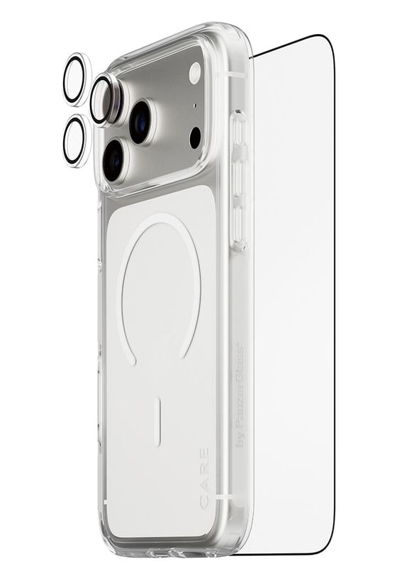 PanzerGlass Flagship 3-in-1 Set Rückseiten-/Bildschirmschutz Glas für  Apple iPhone 18 Pro Max Kratzresistent, Fallbeständig, Schlagfest f&uuml;r 45,99 Euro