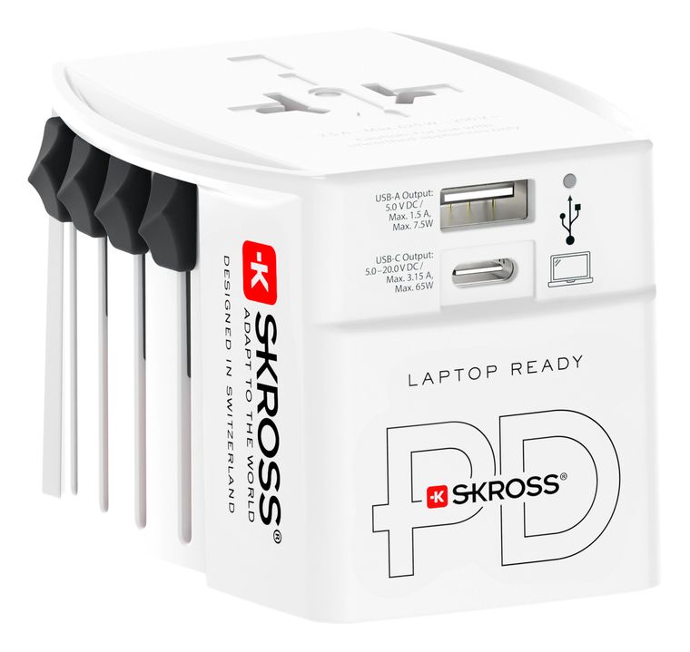 Peter Jäckel World Travel Adapter MUV USB AC65PD White f&uuml;r 55,99 Euro