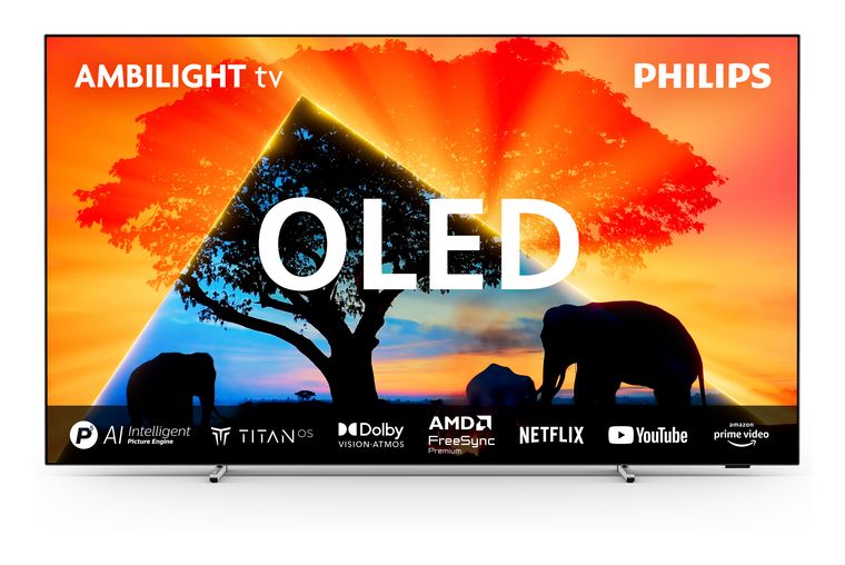 Philips 55OLED759/12 OLED 139,7 cm (55 Zoll) Fernseher 4K Ultra HD VESA 300 x 300 mm (Chrom) für 949,00 Euro