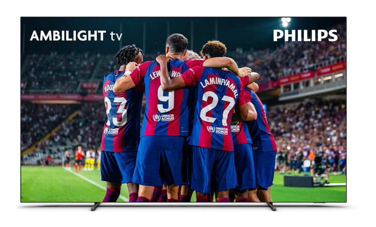 Philips 65OLED708 OLED 165,1 cm (65 Zoll) Fernseher 4K Ultra HD VESA 300 x 300 mm (Chrom, Grau) für 1.299,00 Euro