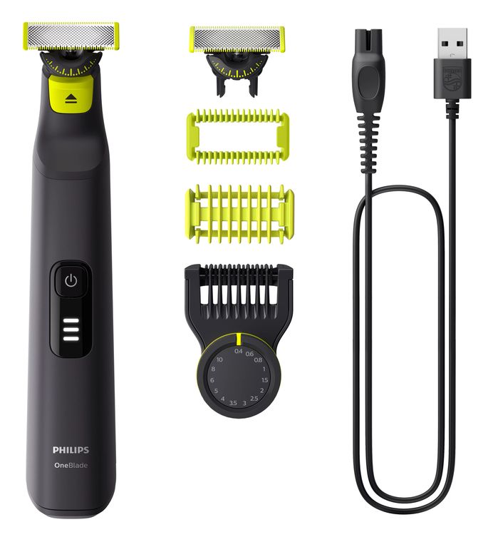 Philips QP6542/15 Face + Body OneBlade Pro 360 Nass&Trocken Rasierer Lithium-Ion (Li-Ion) 90 min f&uuml;r 43,99 Euro