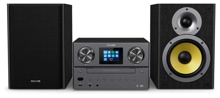 Philips TAM8905/10 2 Kanäle Heim-Audio-Mikrosystem DAB, DAB+, FM 100 W Bluetooth für 269,00 Euro