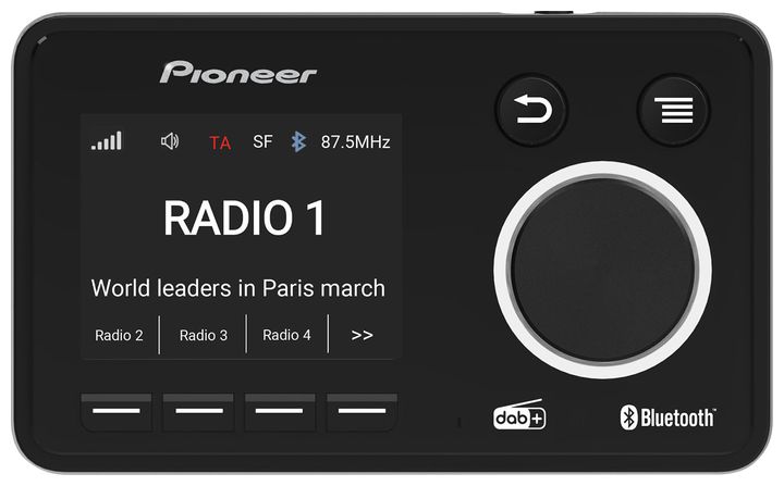 Pioneer SDA-11DAB Bluetooth DAB, DAB+ (Schwarz) für 117,00 Euro