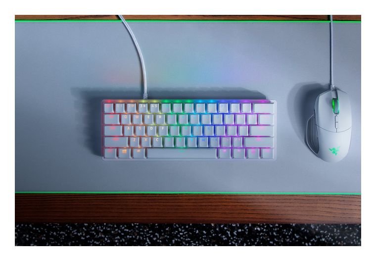 Razer Huntsman Mini RGB-LED Gaming Tastatur (Weiß) für 139,99 Euro