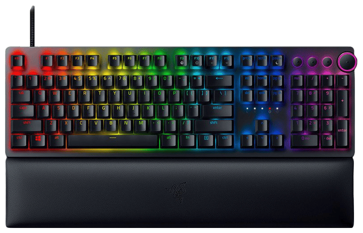 Razer Huntsman V2 RGB-LED Gaming Tastatur (Schwarz) für 149,99 Euro