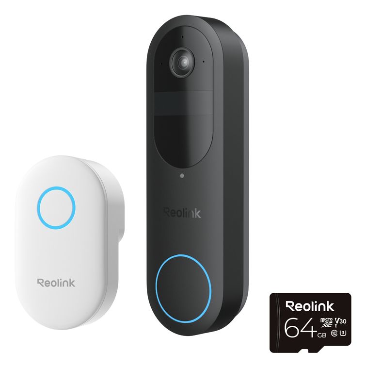 Reolink D340B Video Türklingel  Wlan  (Schwarz) f&uuml;r 165,99 Euro
