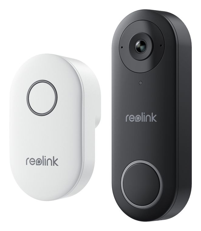 Reolink D340W Video Doorbell  Wlan  (Schwarz, Weiß) f&uuml;r 90,99 Euro