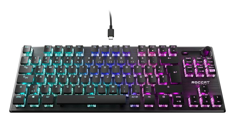 ROCCAT Vulcan TKL RGB-LED Gaming Tastatur (Schwarz) für 129,99 Euro