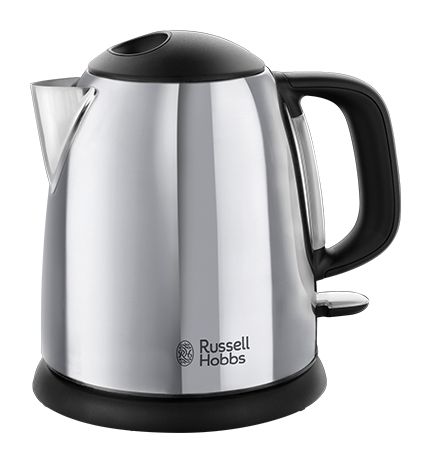 Russell Hobbs 24990-70 Victory 1,0 l Wasserkocher 2400 W  Schwarz, Edelstahl 1,0 l Wasserkocher 2400 W (Schwarz, Edelstahl) für 29,99 Euro