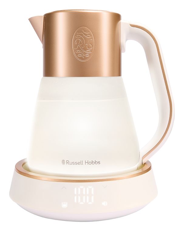 Russell Hobbs 27450-70 Calm 1,7 l Wasserkocher 2400 W  (Gold, Weiß) f&uuml;r 96,99 Euro