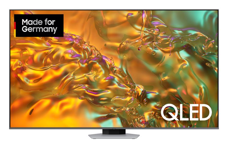 Samsung GQ55Q80DAT QLED 139,7 cm (55 Zoll) Fernseher 4K Ultra HD VESA 200 x 200 mm (Eclipse Silver) für 666,00 Euro