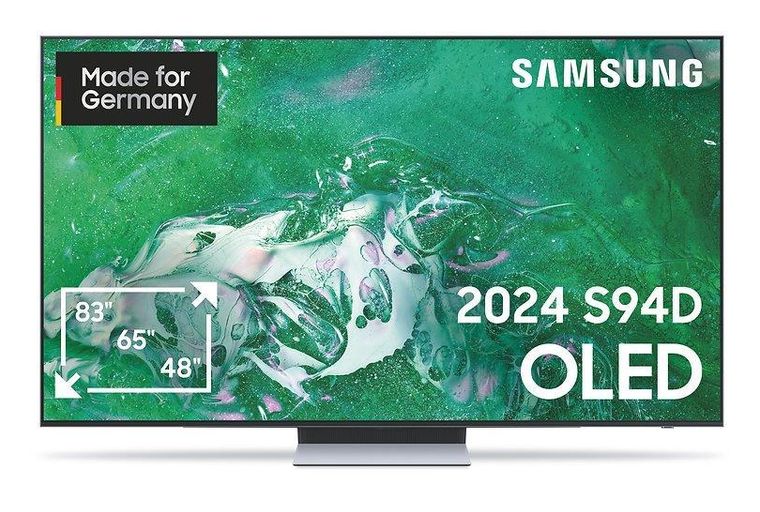 Samsung GQ65S94DAT OLED 165,1 cm (65 Zoll) Fernseher 4K Ultra HD VESA 300 x 200 mm (Schwarz) für 1.699,00 Euro