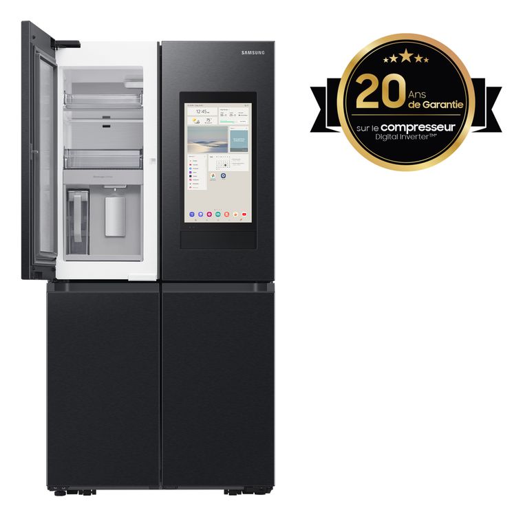 Samsung RF65DG9H0EB1 Side-by-Side Kühl-/ Gefrierkombination French Door 386 l / 250 l 365 kWh NoFrost 1830 mm x 912 mm  (Schwarz) f&uuml;r 2.099,00 Euro