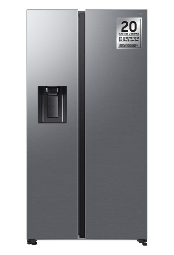 Samsung RS70F67KCT Side-by-Side Kühl-/ Gefrierkombination 409 l / 225 l 226 kWh NoFrost 1780 mm x 912 mm  (Edelstahl) f&uuml;r 1.399,00 Euro