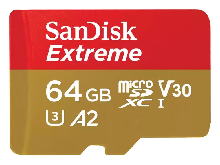 Sandisk Extreme A2 MicroSDXC Speicherkarte 64 GB Class 3 (U3) Klasse 10 f&uuml;r 22,99 Euro