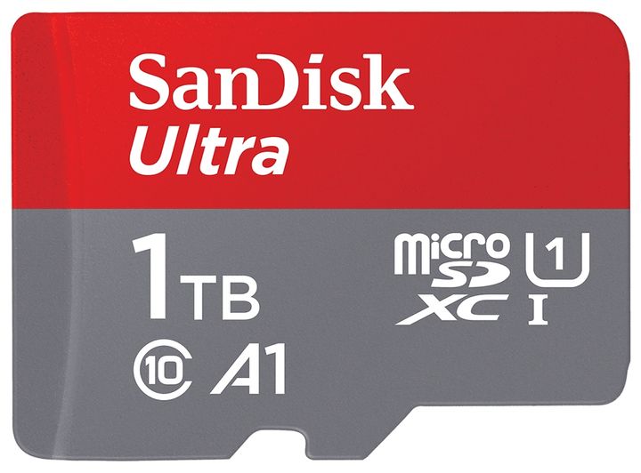 Sandisk Ultra A1 MicroSDXC Speicherkarte 1 TB Class 1 (U1) Klasse 10 für 162,00 Euro