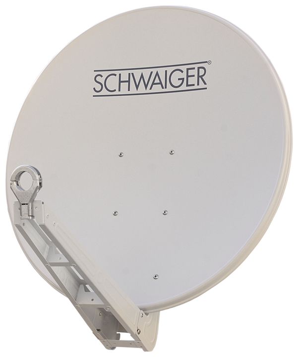 Schwaiger SPI085PW Satellitenantenne Alu-Spiegel 85cm Premiumklasse für 174,99 Euro