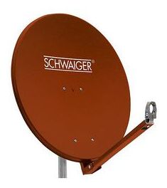 Schwaiger SPI910.2 Alu-Spiegel Sat-Antenne 88cm RAL8012 für 159,99 Euro