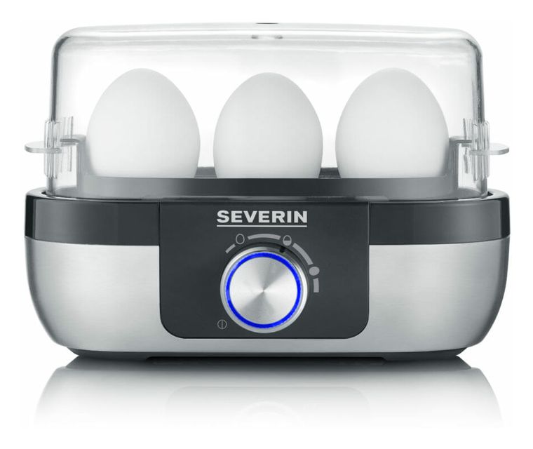 Severin EK3163 Eierkocher für 3 Eier (Schwarz, Edelstahl, Transparent) f&uuml;r 29,99 Euro