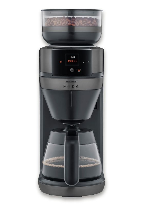 Severin KA4854 Filterkaffeemaschine  (Schwarz/Edelstahl) f&uuml;r 298,99 Euro