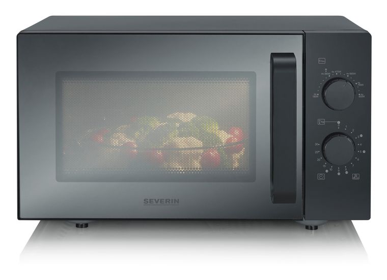 Severin MW7789 Freistehende Mikrowelle 800 W Größe: mittel 6 Stufen  (Schwarz) f&uuml;r 124,99 Euro