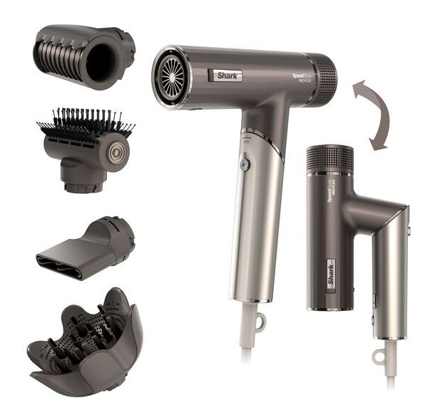 SHARK HD542EU SpeedStyle Pro Flex Haartrockner 1700 W  (Grau) f&uuml;r 137,99 Euro