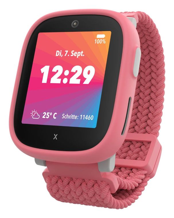Xplora X6Play  Smartwatch Rechteckig IP68 4G  (Schwarz, Pink) f&uuml;r 169,00 Euro