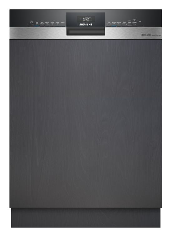 Siemens iQ300 SN53ES02BD 60 cm Geschirrspüler teilintegriert (ohne Front) Sehr leise 13 Maßgedecke aquaStop Funktion Wärmetauscher f&uuml;r 729,00 Euro