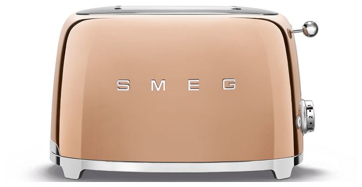 Smeg TSF01 Toaster 950 W 2 Scheibe(n) 6 Stufen (Roségold) für 169,00 Euro