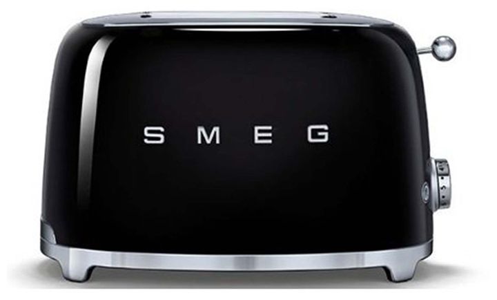 Smeg TSF01BLEU Toaster 950 W 2 Scheibe(n) 6 Stufen (Schwarz) für 149,00 Euro