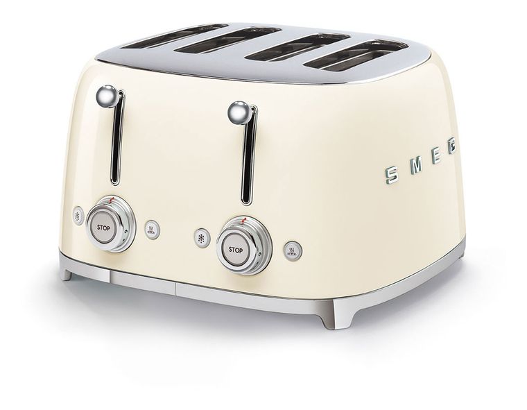 Smeg TSF03CREU Toaster 2000 W 4 Scheibe(n) 6 Stufen (Cremefarben) für 169,00 Euro