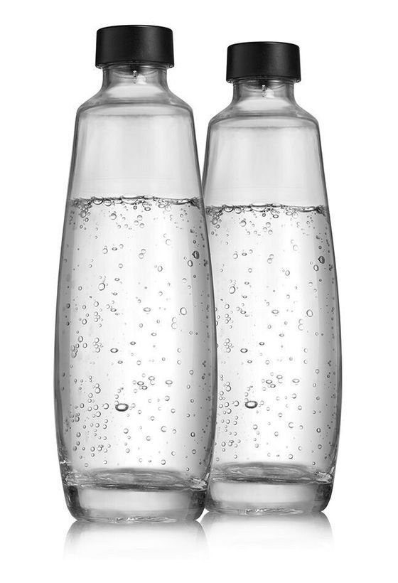 SodaStream 1047202410 Duo-Pack 1 L Glasflasche Glas Karbonisierungskaraffe f&uuml;r 28,49 Euro