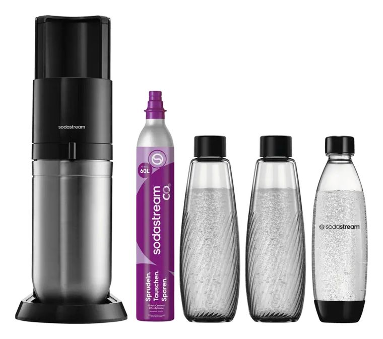 SodaStream Duo Wassersprudler  (Schwarz, Titan) f&uuml;r 120,99 Euro