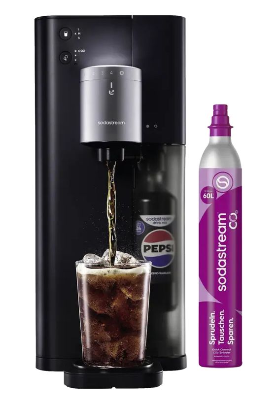 SodaStream Ultimate Multi-Drink Wassersprudler  (Schwarz, Silber) f&uuml;r 199,99 Euro