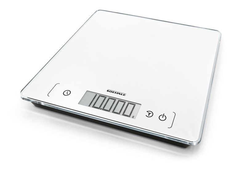 Soehnle 61505 Page Comfort 400 Elektronische Küchenwaage bis 10 kg Genauigkeit 1 g  (Weiß) f&uuml;r 27,99 Euro