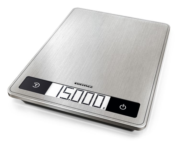Soehnle 61509 Page Profi 200 Elektronische Küchenwaage bis 15 kg Genauigkeit 1 g  (Edelstahl) f&uuml;r 33,49 Euro