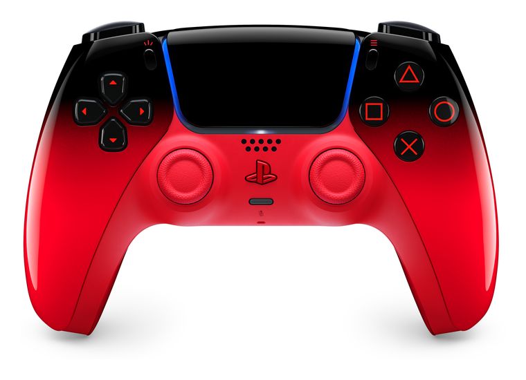 Sony DualSense Wireless Controller Analog / Digital Gamepad für Android, MAC, PC, PlayStation PS5, iOS  (Rot, Schwarz) f&uuml;r 79,99 Euro