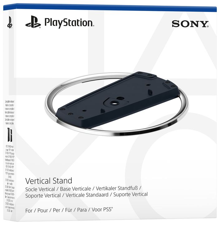 Sony Vertical Stand PlayStation 5 Slim, PlayStation 5 Slim Digital Edition PlayStation 5 Slim (Schwarz, Chrom) für 29,99 Euro