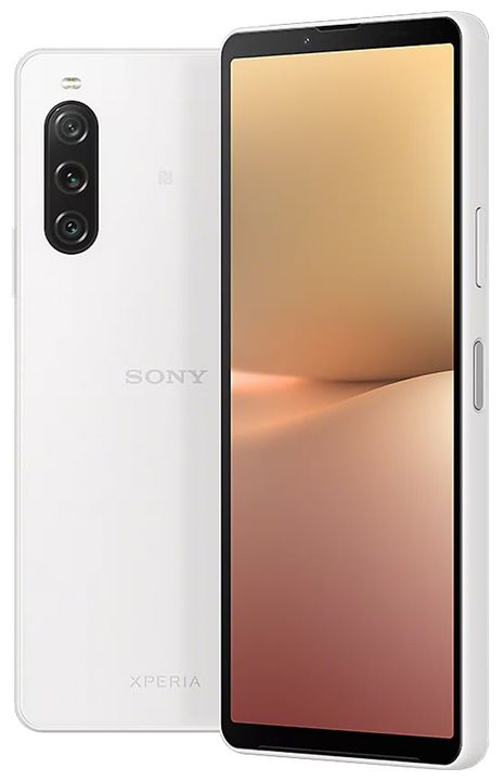 Sony Xperia 10 V 5G Smartphone 15,5 cm (6.1 Zoll) 128 GB Android 48 MP Dreifach Kamera Dual Sim (holunderweiß) für 379,00 Euro