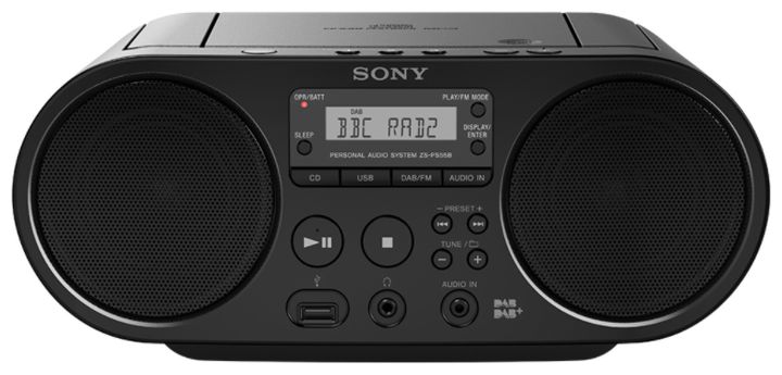 Sony ZS-PS55B CD Payer DAB+, FM Radio für 109,00 Euro