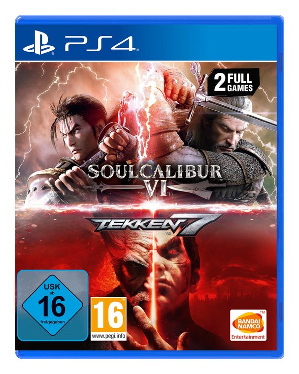 Soulcalibur VI + Tekken 7 (PlayStation 4) für 16,99 Euro